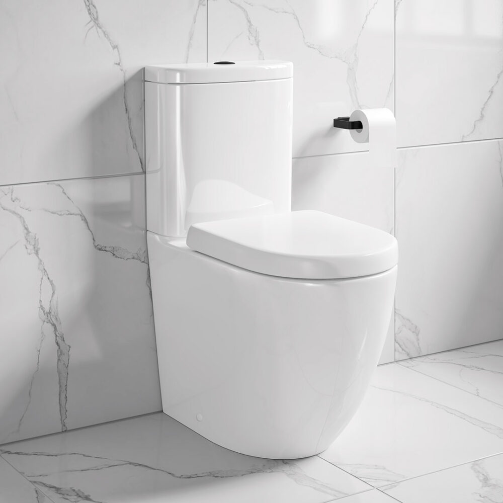 Edison Fully Enclosed Toilet & Soft Close Seat - Image 2