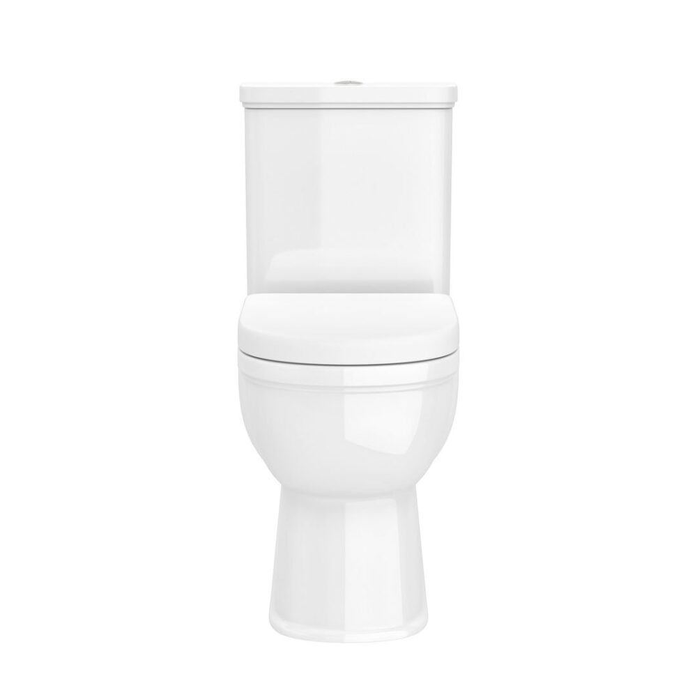 Farnham Fully Enclosed Toilet Pan, Cistern & Standard Soft Close Seat - Image 4