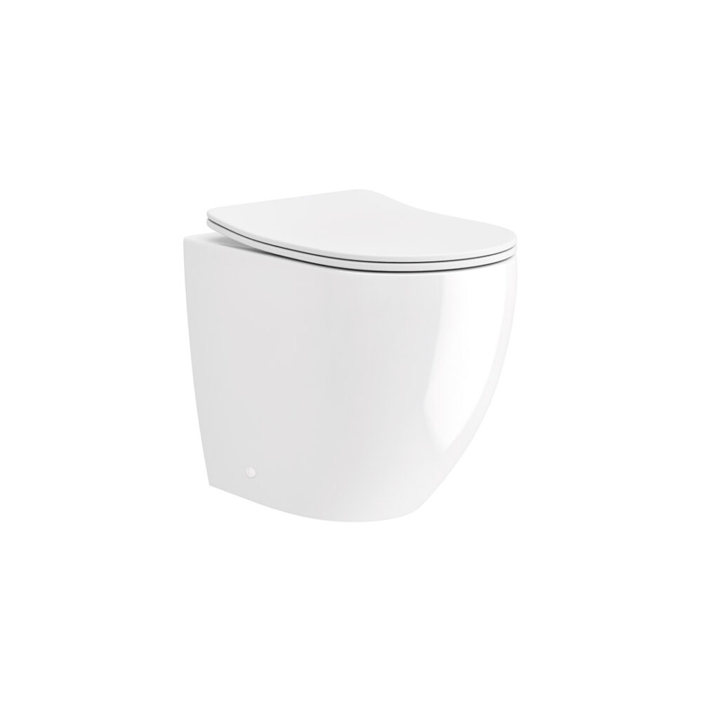 Edison Back To Wall Rimless Toilet Pan