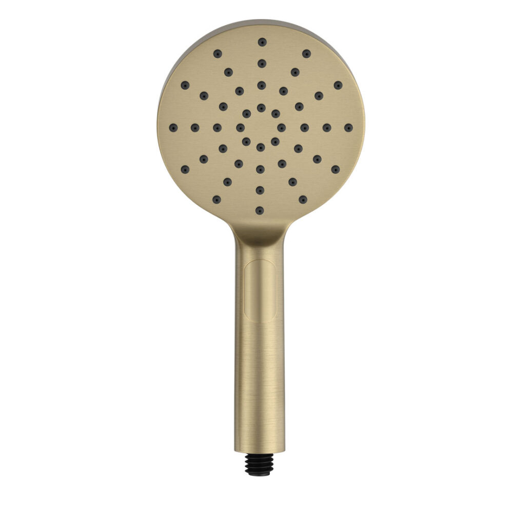 Ryver Triple Function Handset Brushed Brass