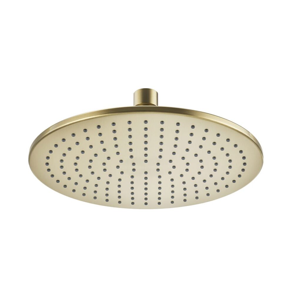 Ryver 250mm Brass Head Brushed Brass