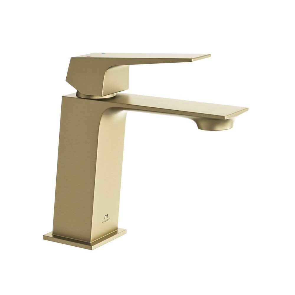 Dayla Basin Mono Brushed Brass c/w Universal Waste