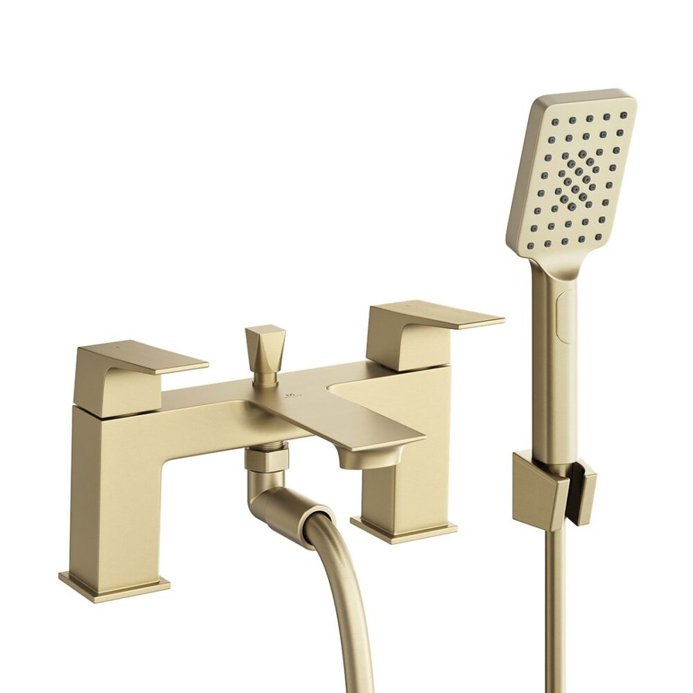 Dayla Bath Shower Mixer & Kit Brushed Brass