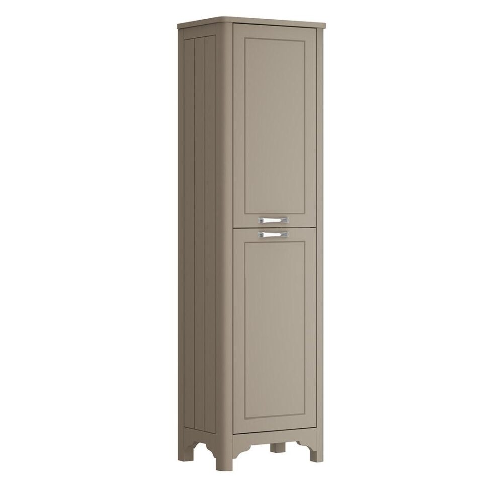 Westminster 2 Door Floor Standing Tall Boy Grey - RH Hinge