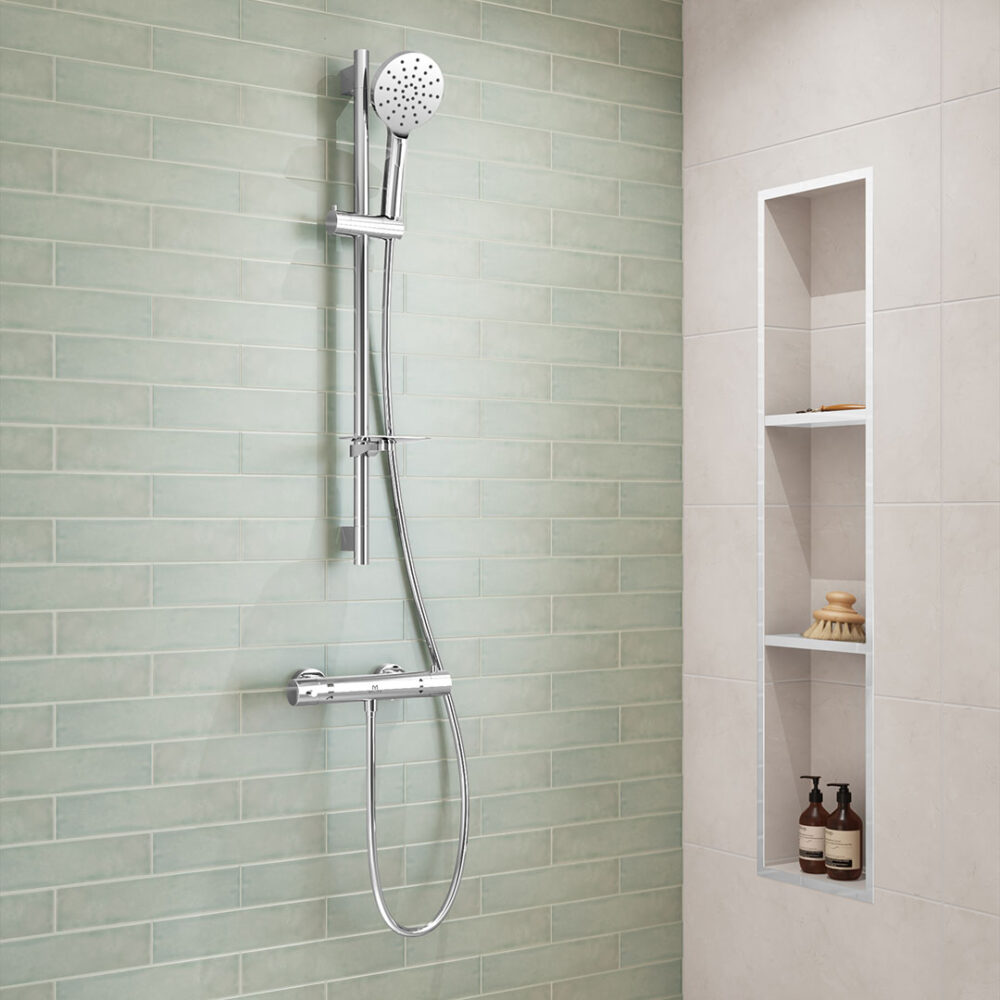 Euri Exposed Thermostatic Shower - Image 3