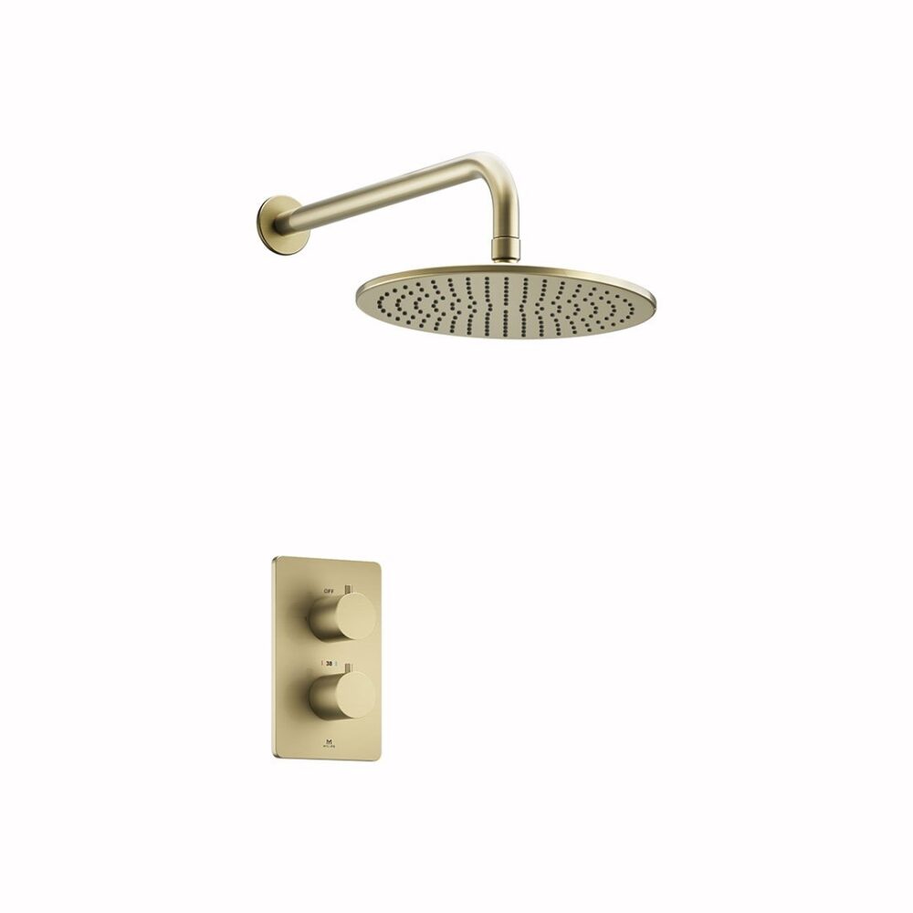 Ryver Shower Kit 1 Brushed Brass