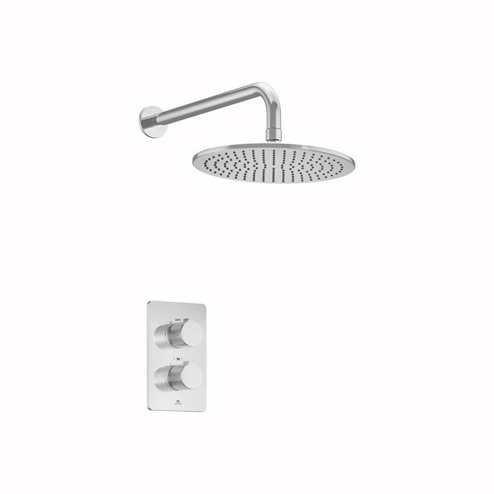 Ryver Shower Kit 1 Knurled Chrome