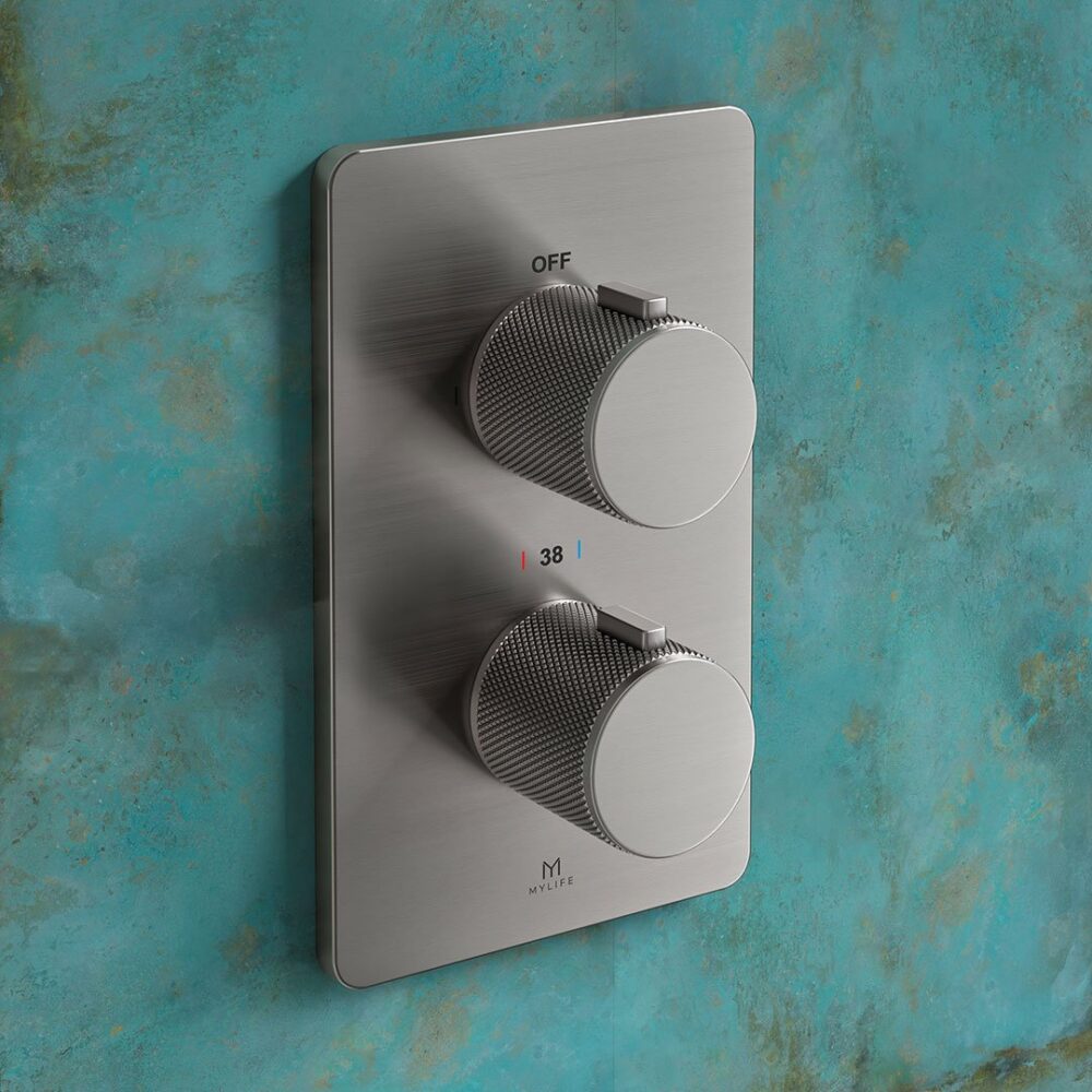 2 Outlet Wall Plate Gun Metal - Image 3