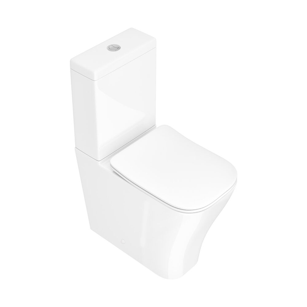 Brant Fully Enclosed Toilet & Slim Soft Close Seat - Image 3