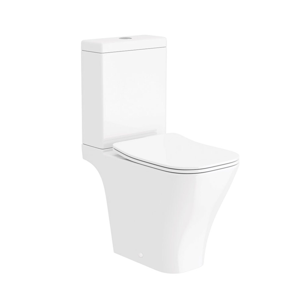 Brant Open Back Toilet & Slim Soft Close Seat