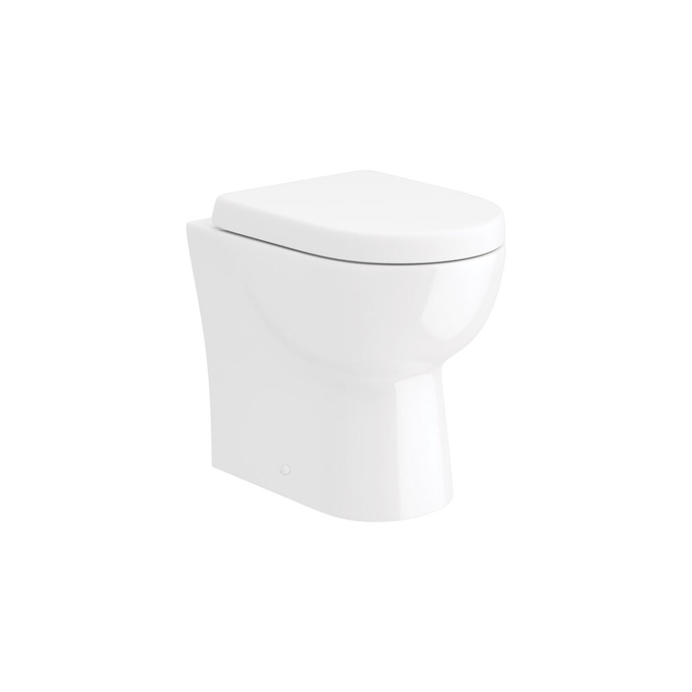 Finley Back To Wall Toilet Pan & D-Shape Soft Close Seat