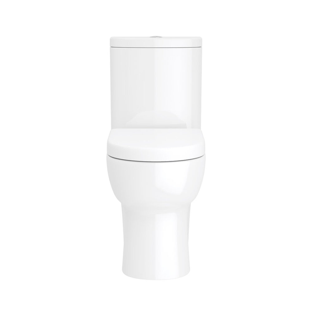 Finley Open Back Toilet Pan, Cistern & Soft Close Seat - Image 4