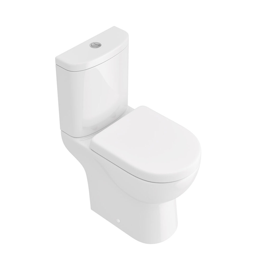 Finley Open Back Toilet Pan, Cistern & Soft Close Seat - Image 3