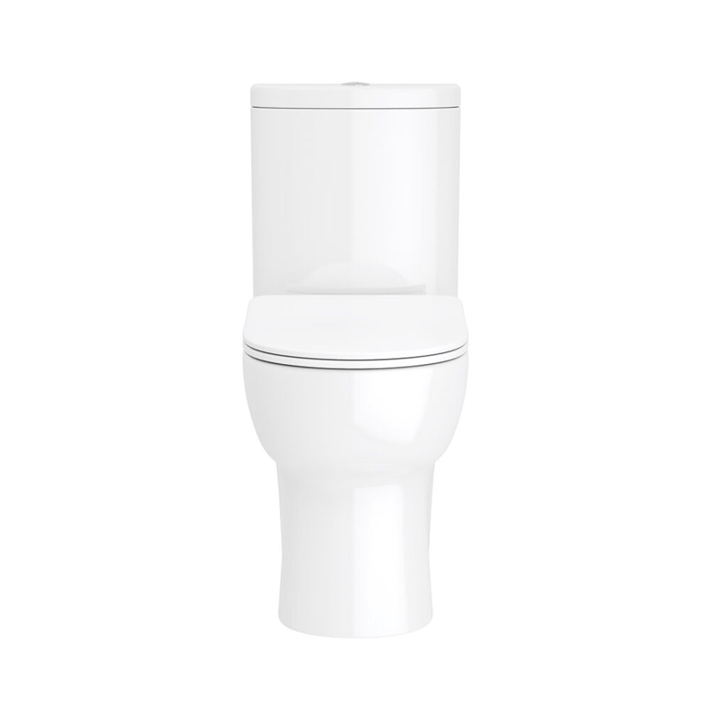 Finley Open Back Toilet Pan, Cistern & Slim Soft Close Seat - Image 4