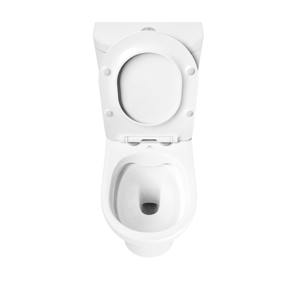 Finley Open Back Toilet Pan, Cistern & Slim Soft Close Seat - Image 5