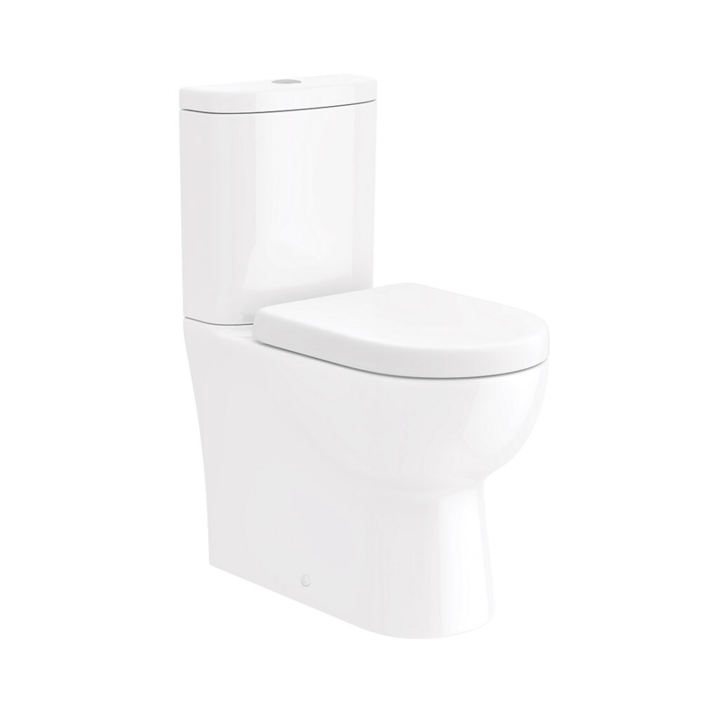 Finley Fully Enclosed Toilet Pan, Cistern & Soft Close Seat