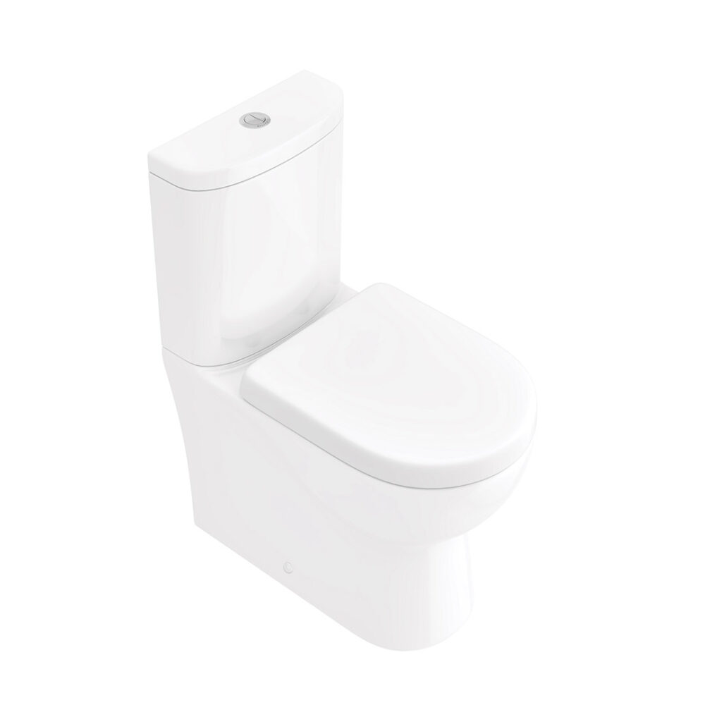 Finley Fully Enclosed Toilet Pan, Cistern & Soft Close Seat - Image 3