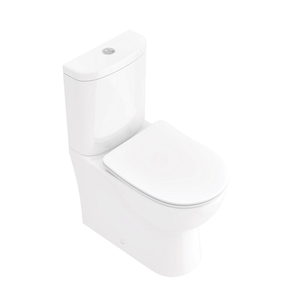 Finley Fully Enclosed Toilet Pan, Cistern & Slim Soft Close Seat - Image 3