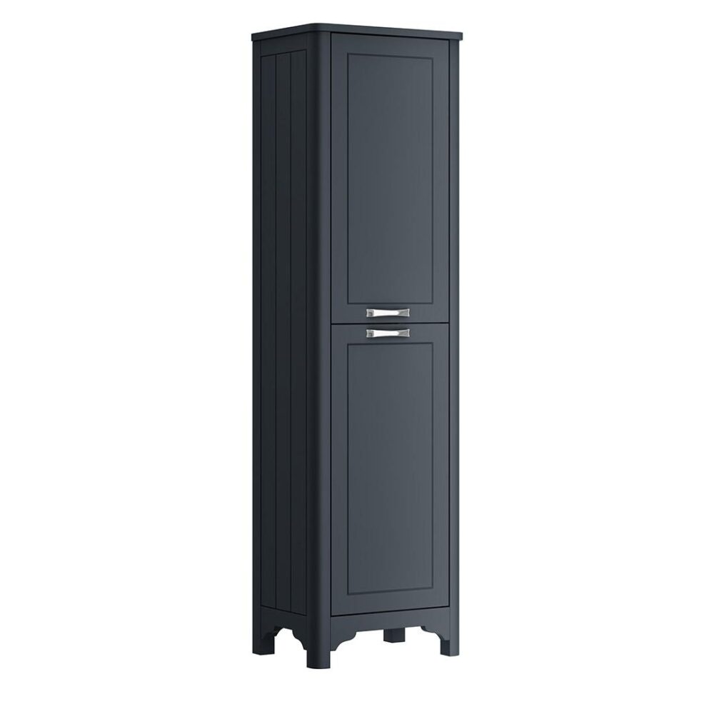 Westminster 2 Door Floor Standing Tall Boy Dark Grey - RH Hinge