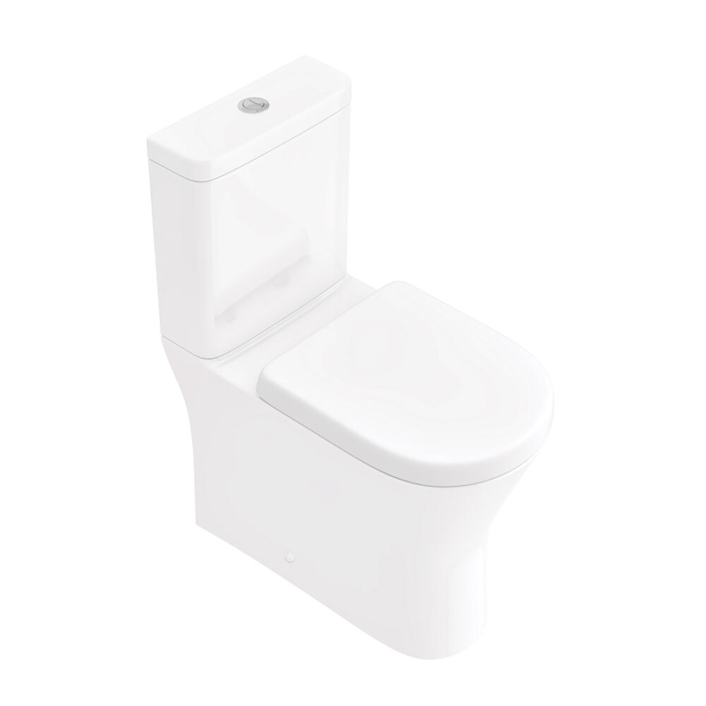 Preston Fully Enclosed Toilet Pan, Cistern & Soft Close Seat - Image 3