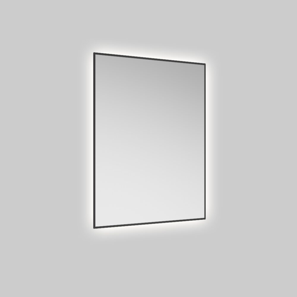 ECHO Rectangle Illuminated 600X800mm Mirror Black