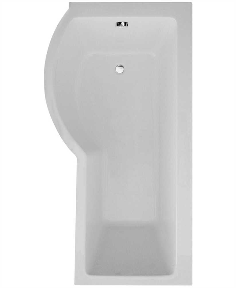 P SHAPE 1700x850mm Left Hand Single Ended Bath & Panel