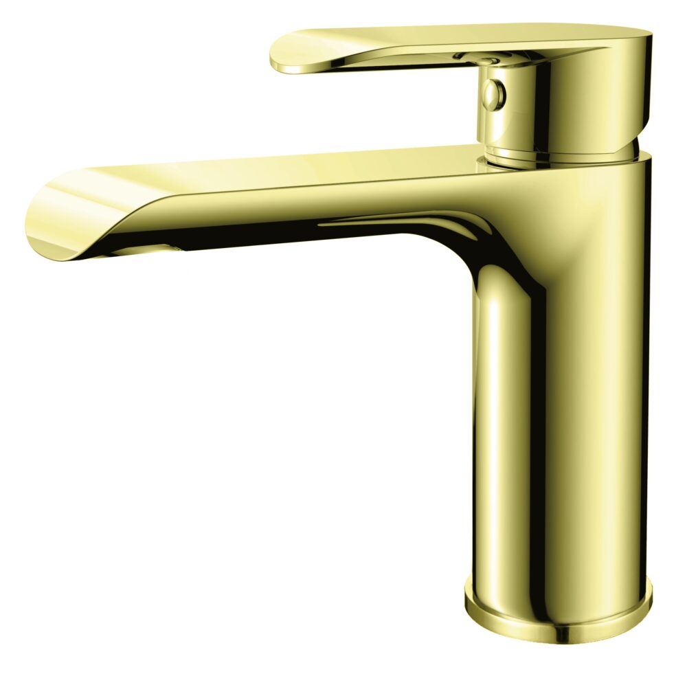 SCOPE Basin Mixer Brushed Gold