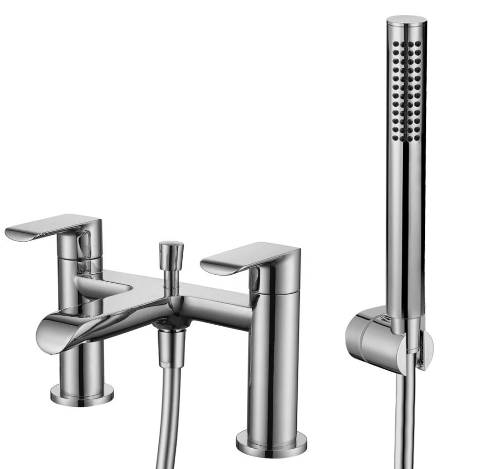 SCOPE Deck Mounted Bath Shower Mixer Chrome