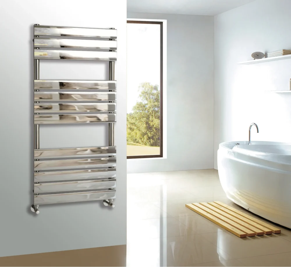 Queenstown Chrome Designer Towel Radiator - 1200*600mm