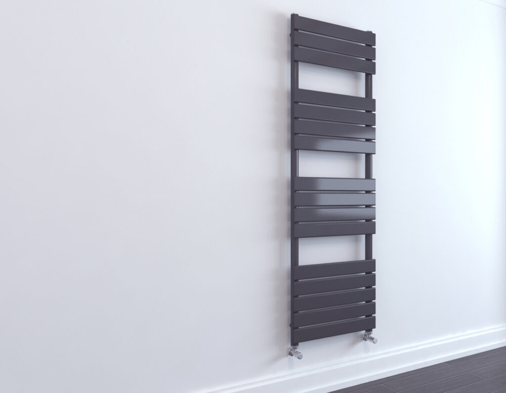 Queenstown Orca Black Designer Towel Radiator - 1600*600mm